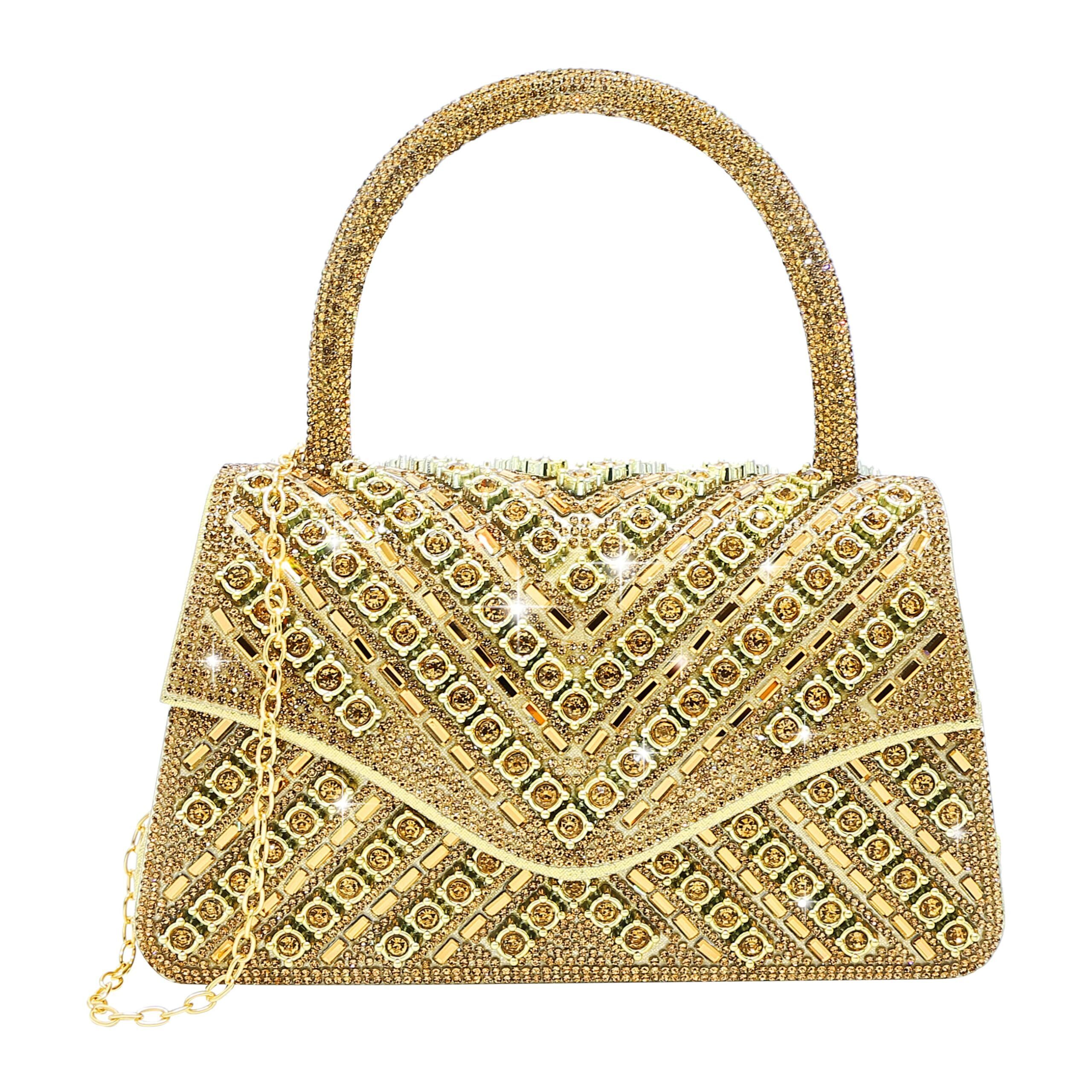 8274 Clutch Purses Sparkly Rhinestones Purses And Handbags For Wedding